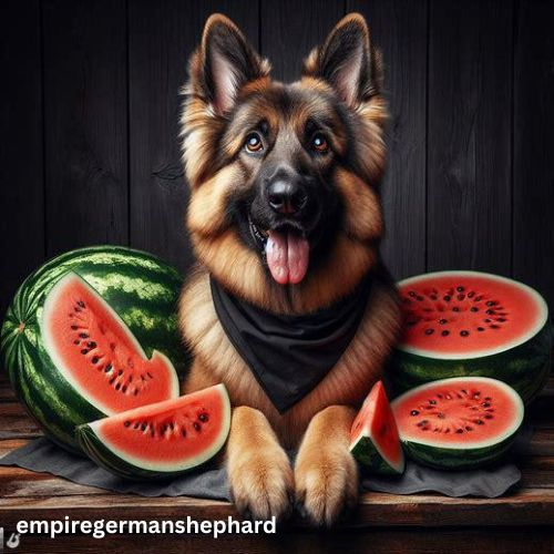 Can German shepherds eat watermelon?