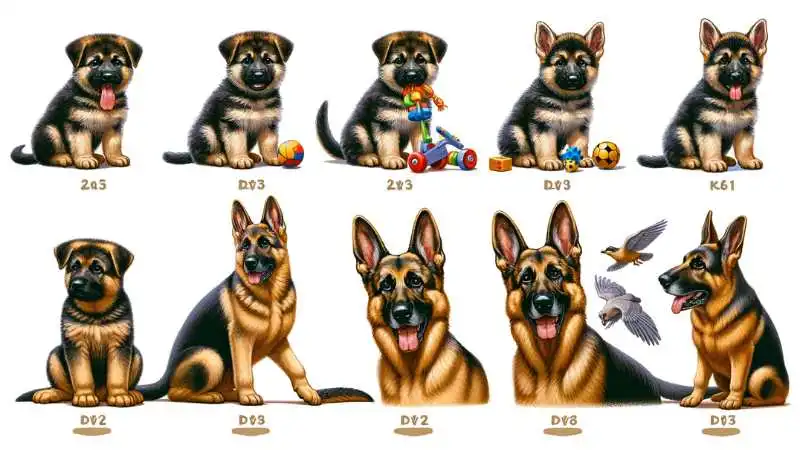 German Shepherds' Temperament During Different Life Stages