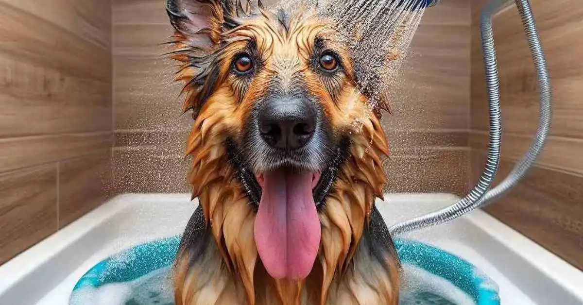 Perfect Bath Routine for Your German Shepherd