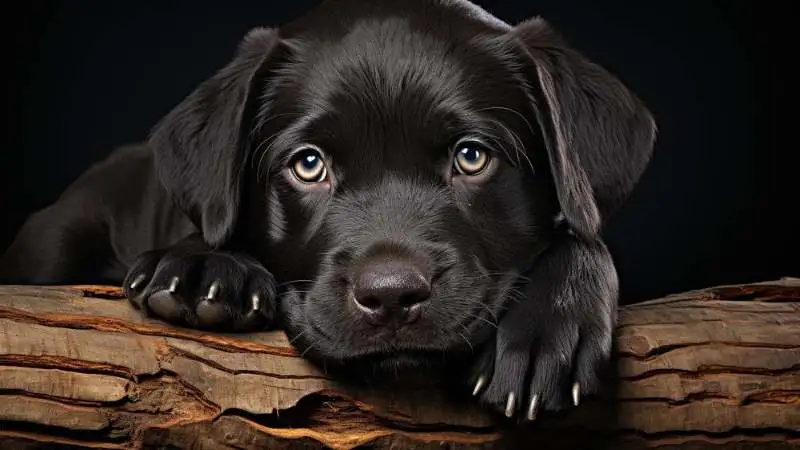 Black German Shepherd puppies appearance